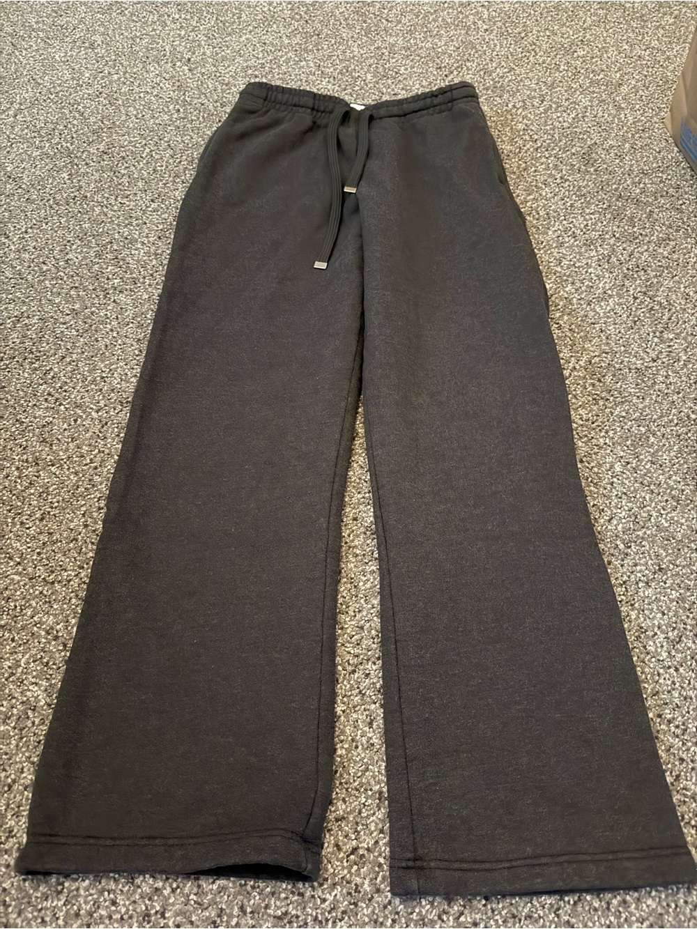TALENTLESS Black Wide-Leg Drawstring Track Pants